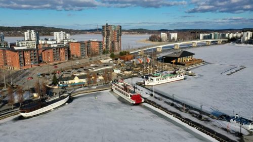 Nykyhetken kuva Jyväskylän satamasta, kuvaaja Toni Ikonen Nykyhetken kuva Jyväskylän satamasta, kuvaaja Toni Ikonen, v. 2022